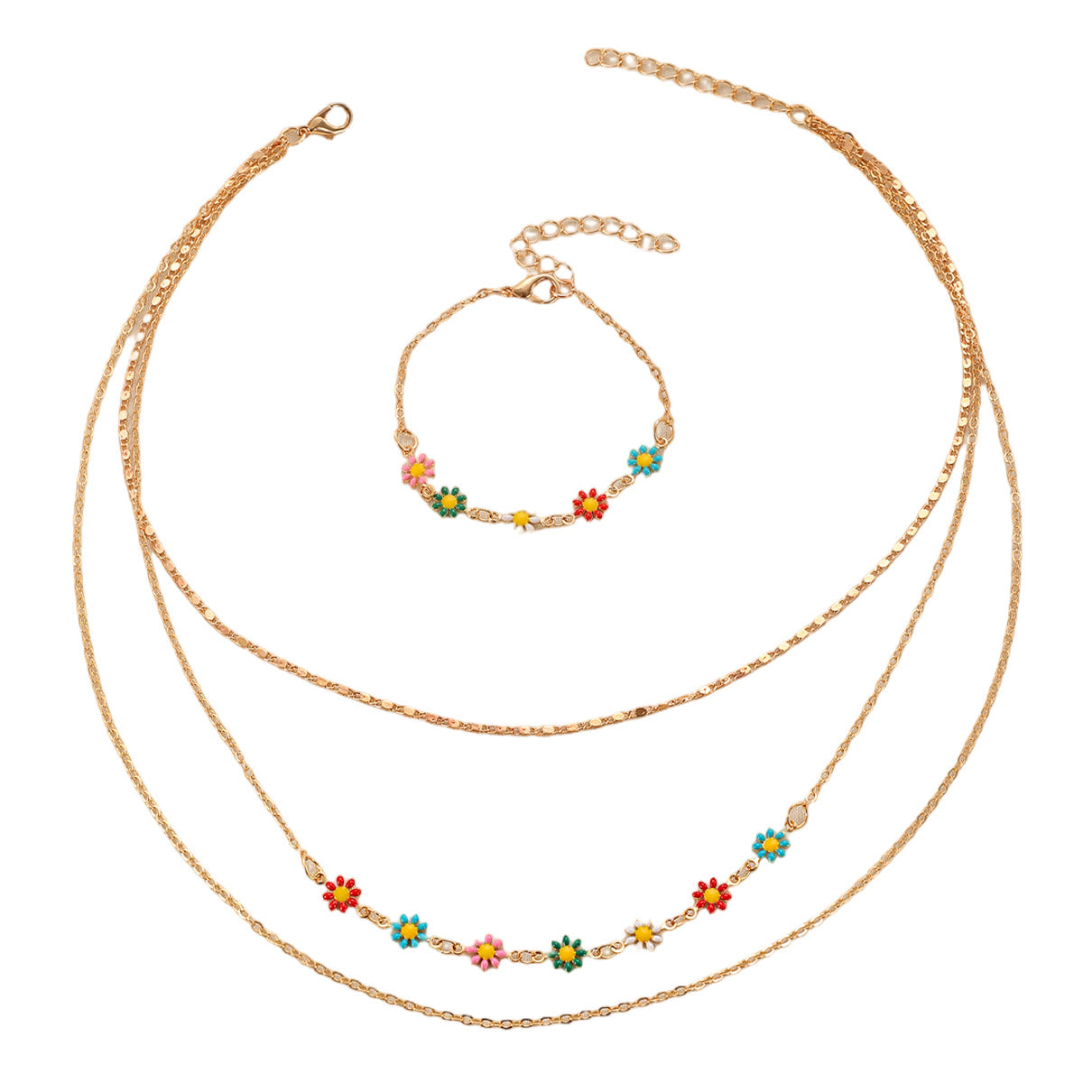 Wholesale Fresh  Flower Necklace